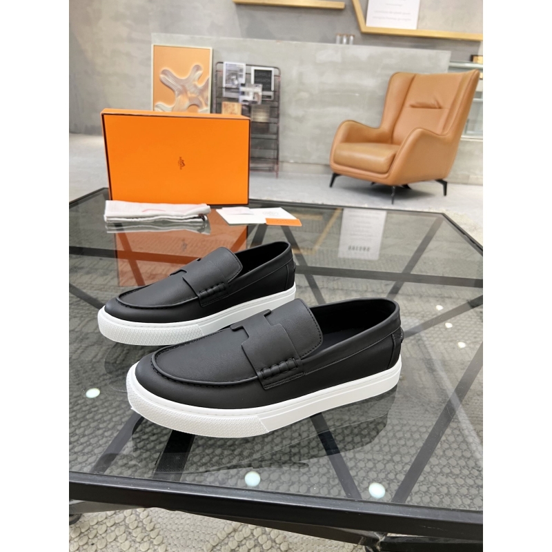 H**mes leather shoes